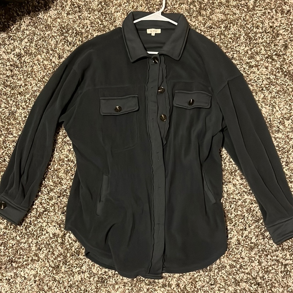 Grey shacket